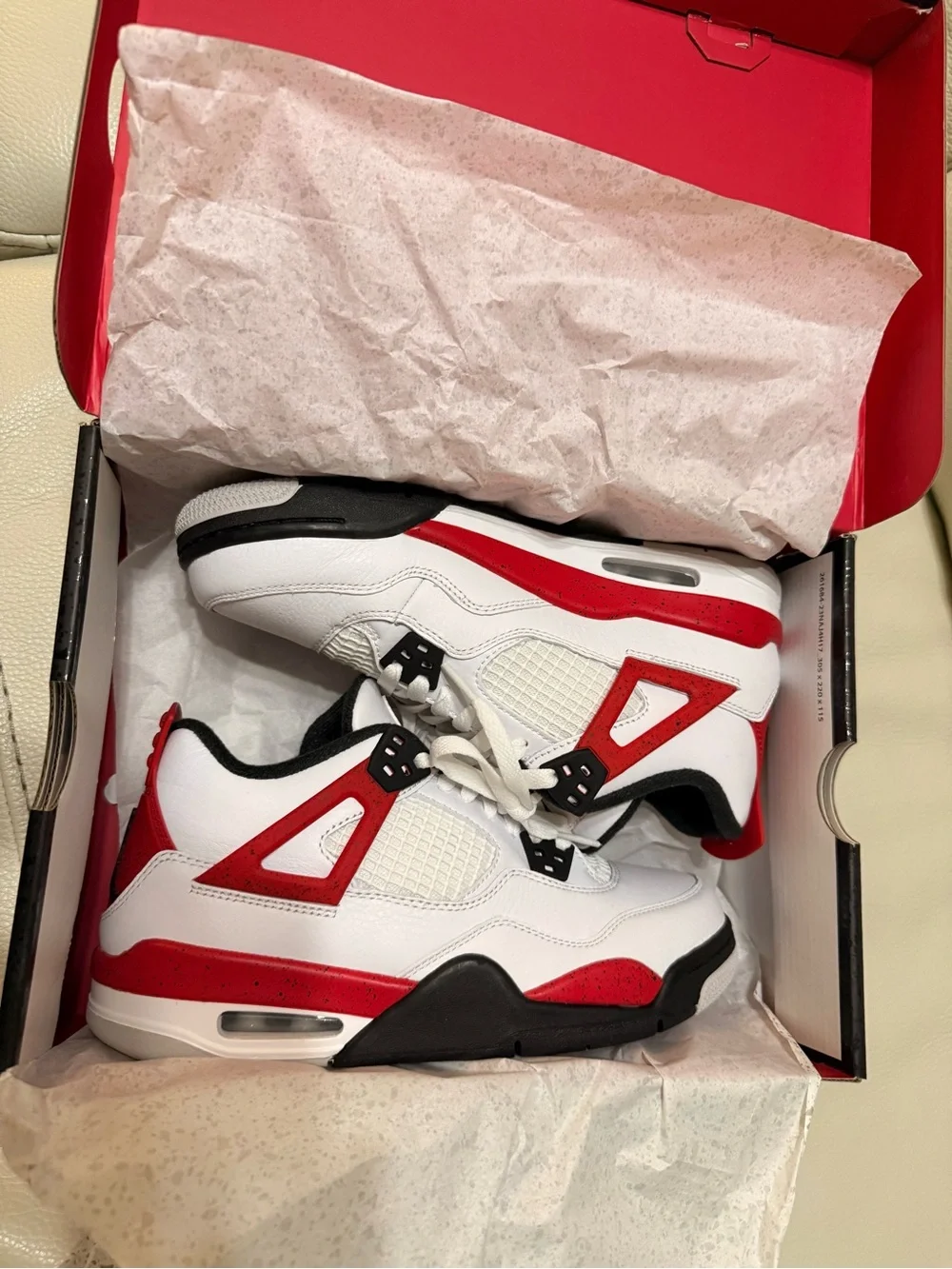 Air Jordan 4 Retro (GS) 408452 161 Size 7Y